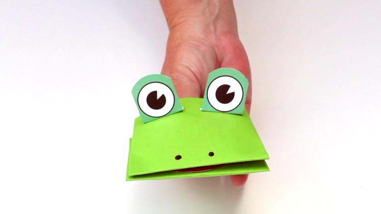 How to Make a Paper Frog Puppet