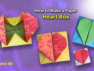 Origami How To Make A Origami Heart Super Easy How To