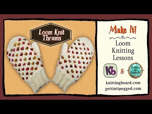 How to make a THRUM: Loom Knitting