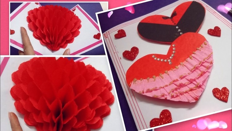 How to make a Valentine's Day card | Handmade Pop Up Card