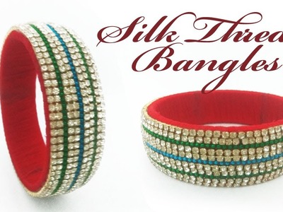 How to make Designer Silk Thread Bangles in Tamil || Designer Bridal Bangles Set at home