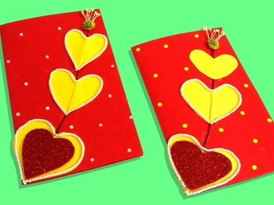 How to Make Handmade Greeting Cards | Greeting Cards latest Design | #valentinesday