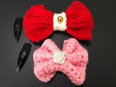 HOW TO MAKE KNITTING BOW
