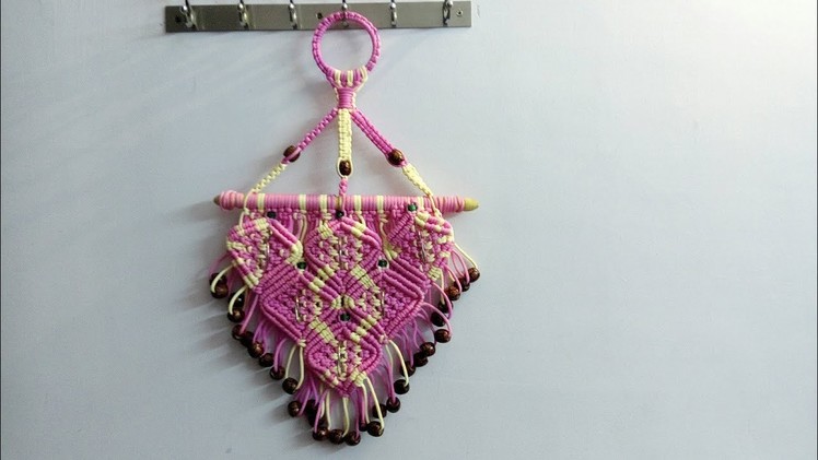 How to make macrame key holder - step by step tutorial part 3
