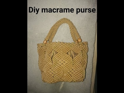 How to make macrame purse # design 15