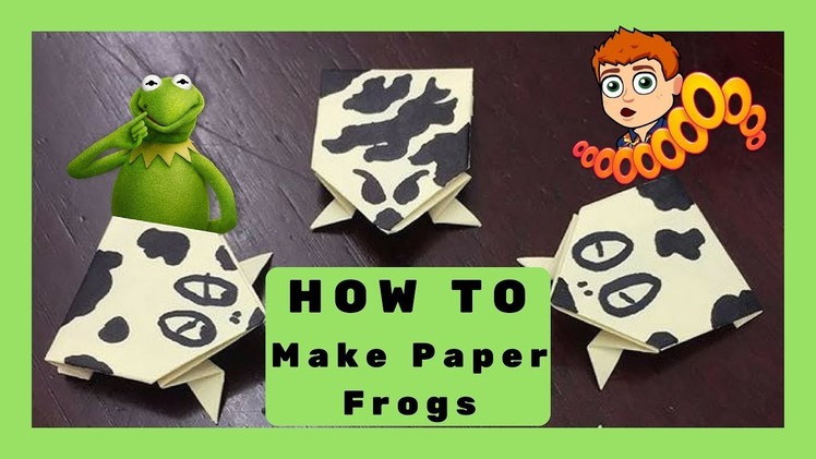 How to make Paper Frogs