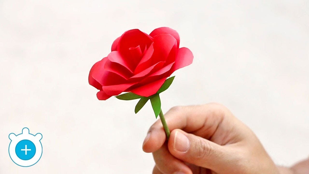 how-to-make-paper-rose-flower-easy