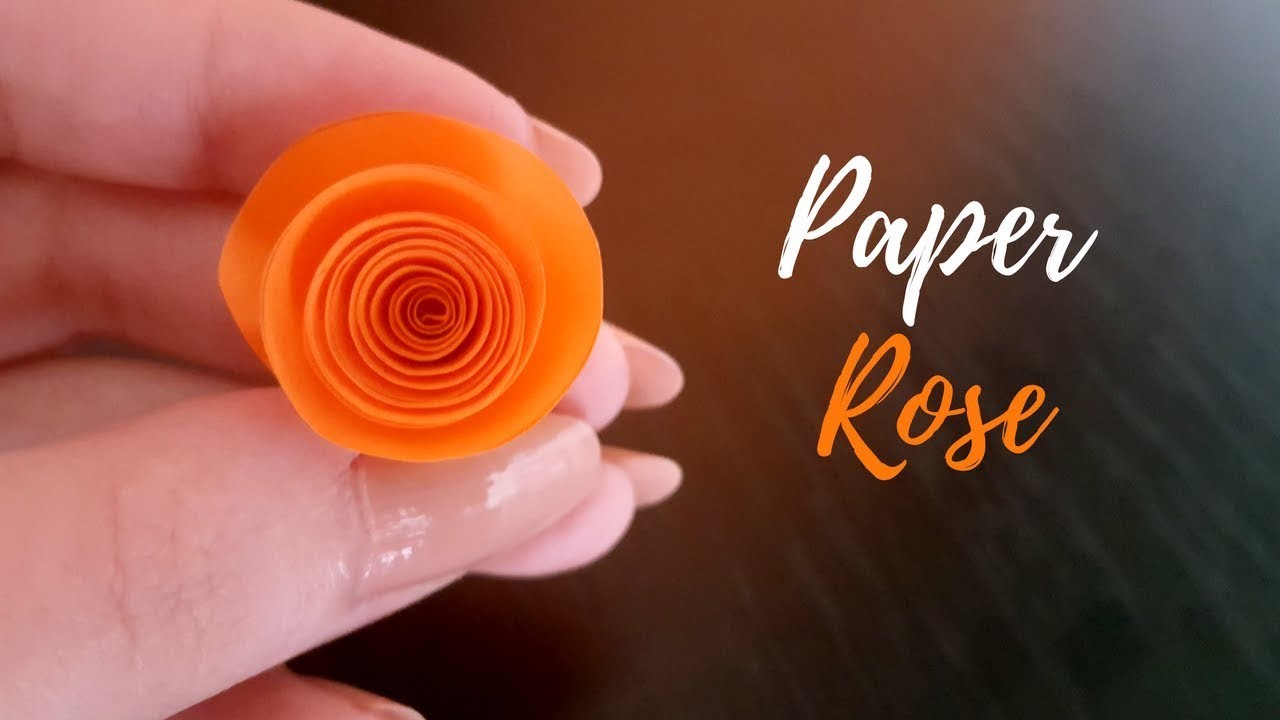 how-to-make-small-rose-flower-with-paper-making-paper-flowers-step-by