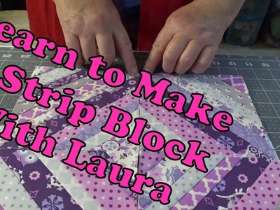 How To Make Strip Quilt Block For A Swap