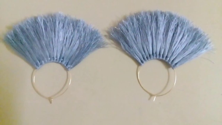 How To Make Tassel Earrings At Home | Diy Tassel Earrings | Silk thread Earrings