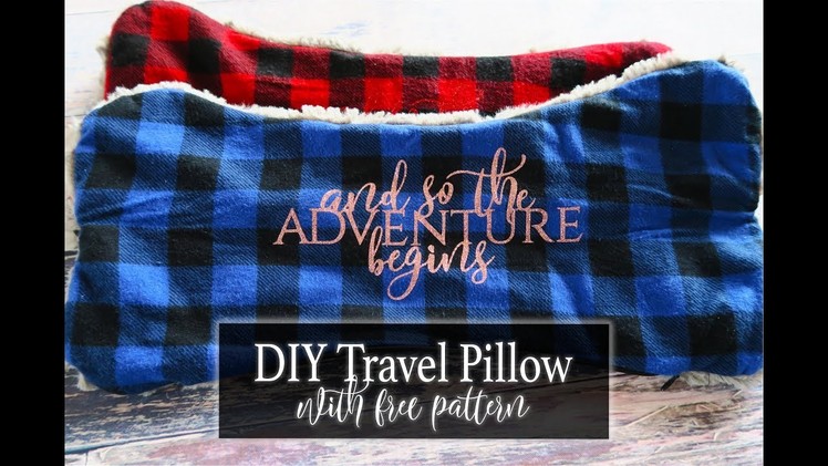 How to make Travel Neck Pillow with FREE PATTERN