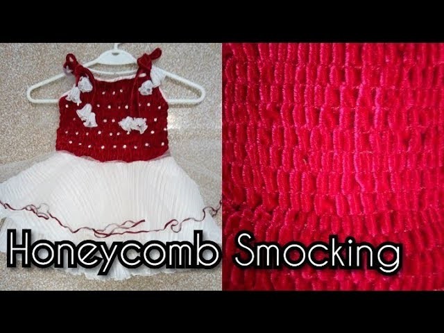 How to sew honeycomb smocking