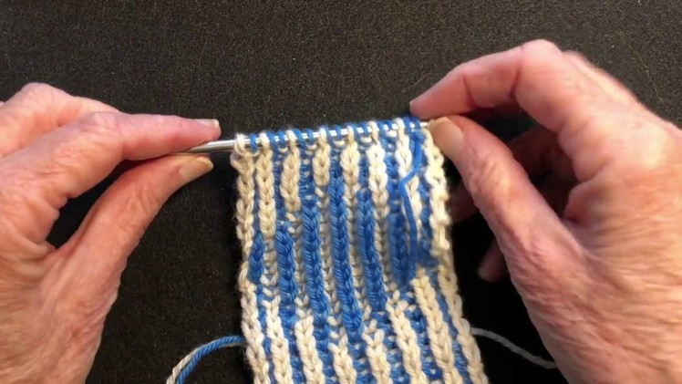 Italian Bind Off for Brioche Knitting