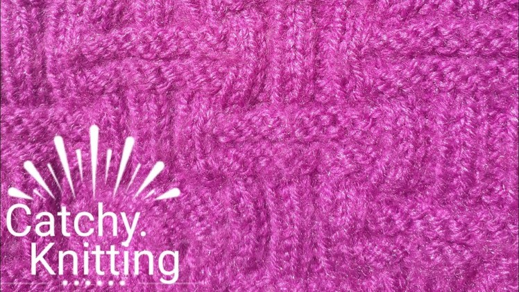 Knitting pattern in an easy way #1