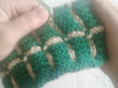 Knitting two colors