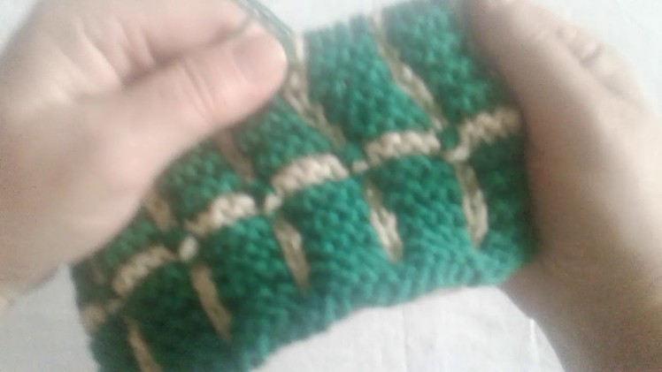 Knitting two colors