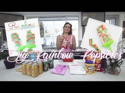Making CANDY POPSICLES!!! Learn How To Make DIY Popsicles!!