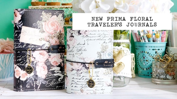 New prima floral traveler's journals + paper collections haul
