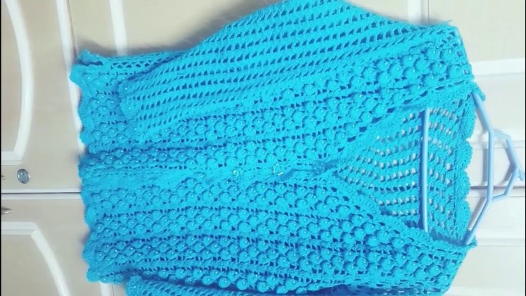 New sweater crochet design for women.