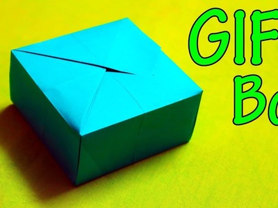 Origami Gift Box with One Sheet Of Paper