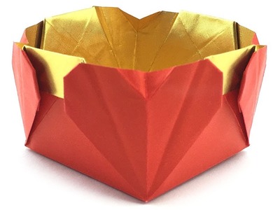 Origami heart box tutorial (Hyo Ahn)