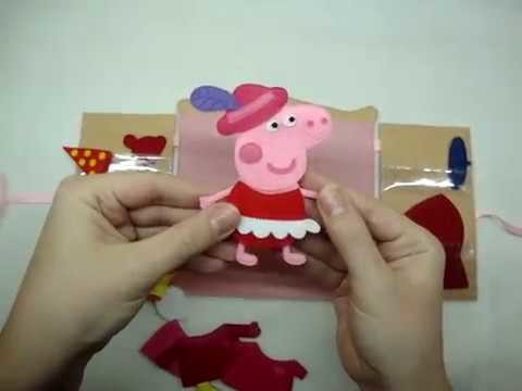 peppa pig dress up doll