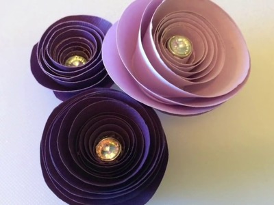 Spiral Paper Flowers