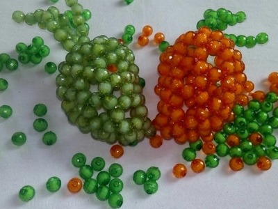 পুতির আম.পুতির ফল.How to make beaded mango.beads fruit.putir kaj.mango