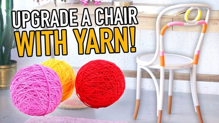 3 DIY Ways to Upcycle a Chair With YARN! - HGTV Handmade