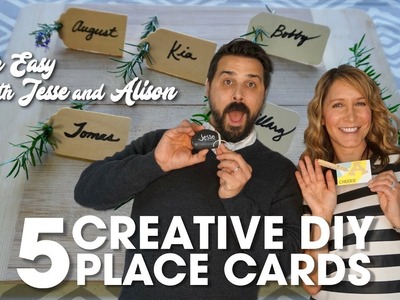 5 Creative DIY Place Cards