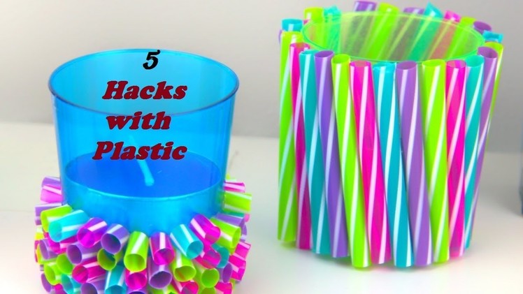 5 Hacks with Plastic || DIY Video