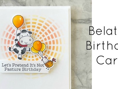 Belated Birthday Card Tutorial feat. MFT New Release