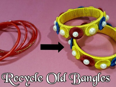 Best Out Of Waste | How To Recycle Old Bangles At Home | DIY Art And Craft | Bridal Chura