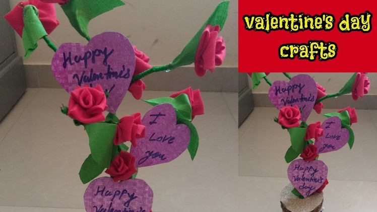 Best out of waste|valentine's day gift crafts|crafts and diy