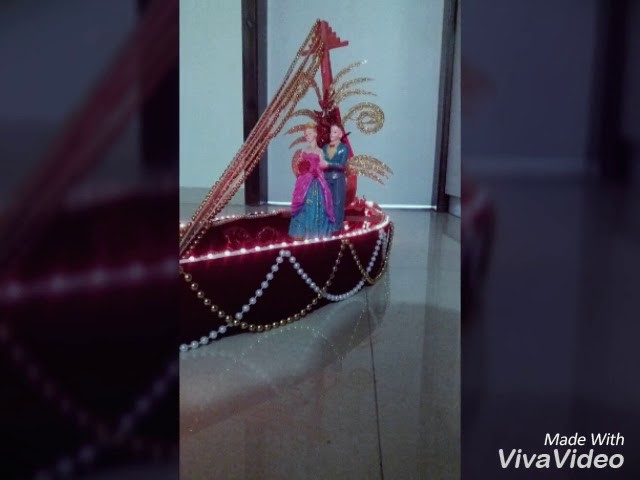 BOAT DECORATION FOR WEDDING BY AR HANDMADE CREATIONS