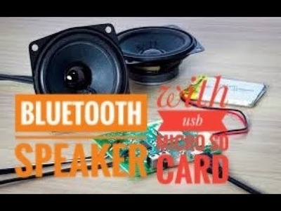Build your own bluetooth speaker kit !! DIY Bluetooth speaker !! How to make !! DIY