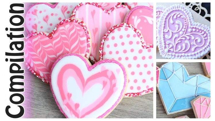 COOKIES FOR VALENTINE'S DAY! Cookie Decorating Tutorial Compilation by Montreal Confections