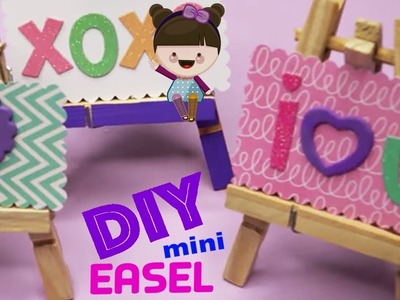 DIY Artist studio mini easel - EZPZ Ideas