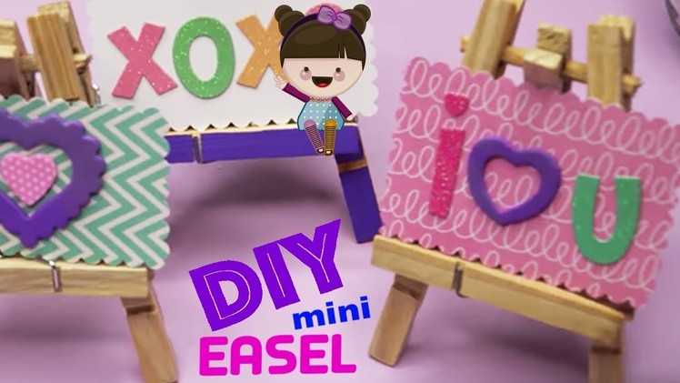 DIY Artist studio mini easel - EZPZ Ideas