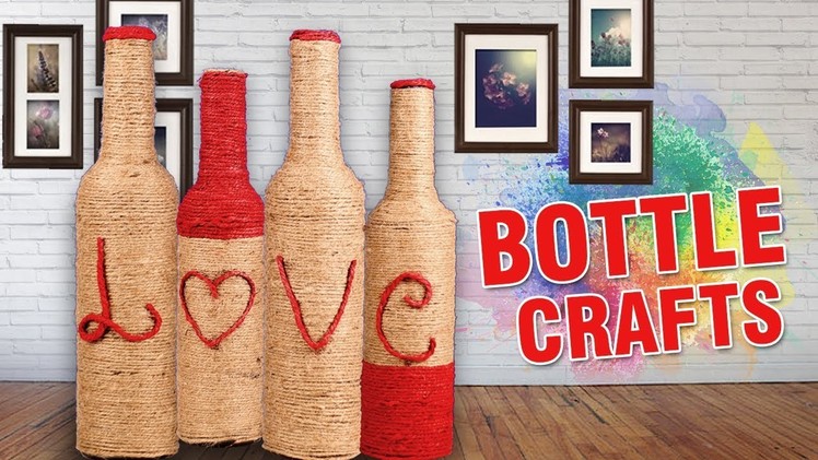 DIY Crafts With Bottles | Best Out Of Waste Ideas With Bottles | #ValentinesDay | Easy DIY Crafts