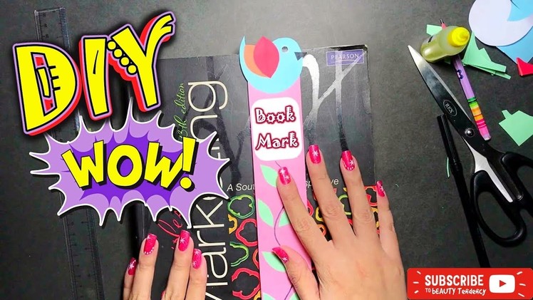 [DIY] Cute & easy bookmarks| EASY BOOKMARKS DIY| BACK TO SCHOOL DIYs