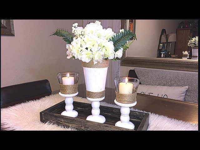 DIY DOLLAR TREE SPRING CENTERPIECE AND CHIT CHAT 2018