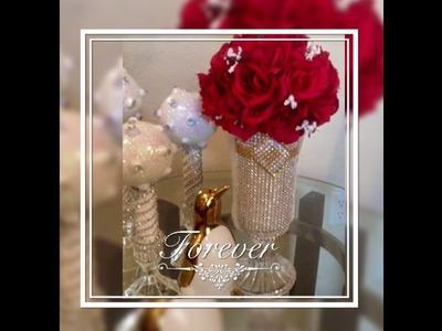 DIY Dollar Tree Wedding Centerpieces Glam Valentine’s Day Wedding Elegance For Less