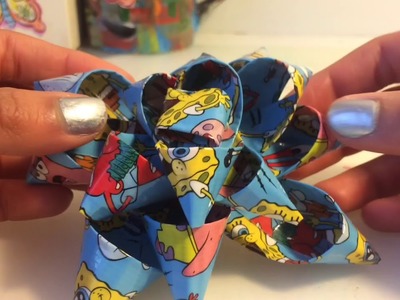 DIY duct tape gift bow