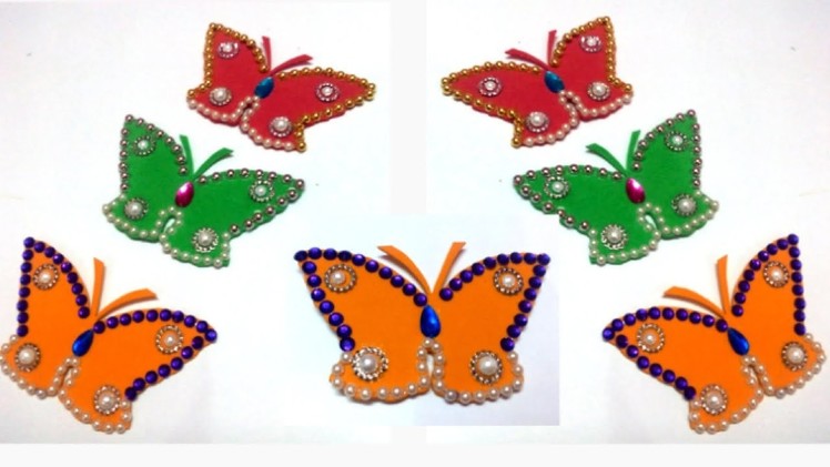 DIY :Easy Butterfly making -Wall.Room Decoration idea