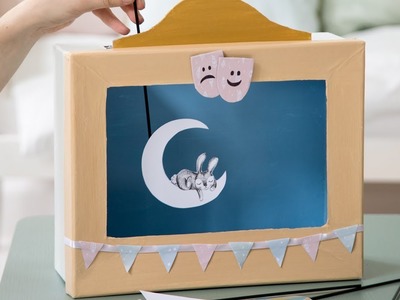 DIY : Homemade theatre for bedtime stories by Søstrene Grene