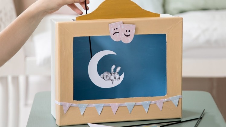 DIY : Homemade theatre for bedtime stories by Søstrene Grene