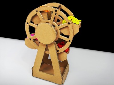 DIY How to make Candy Ferris Wheel from Cardboard