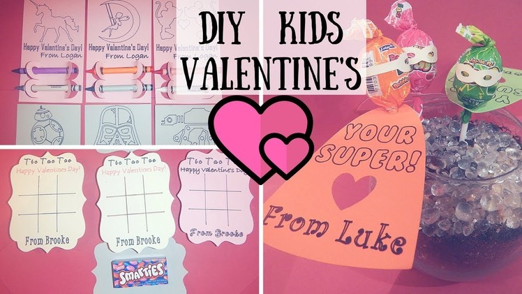 DIY Kids Valentine's | School Valentine's | Cricut