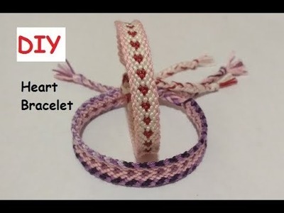 DIY Mini Heart Friendship Bracelet